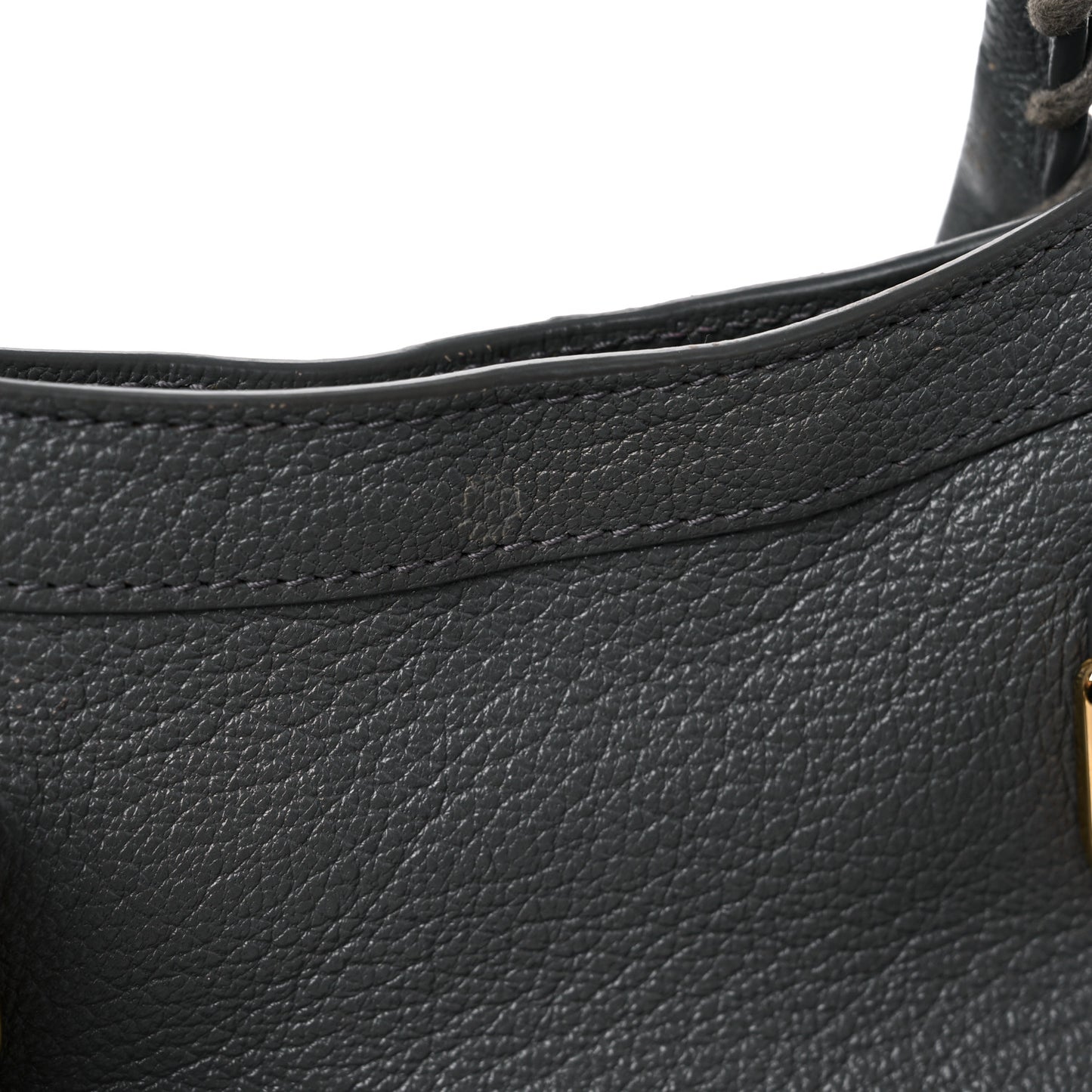 Chevre Gold Metallic Edge Hardware S City Gris Acier