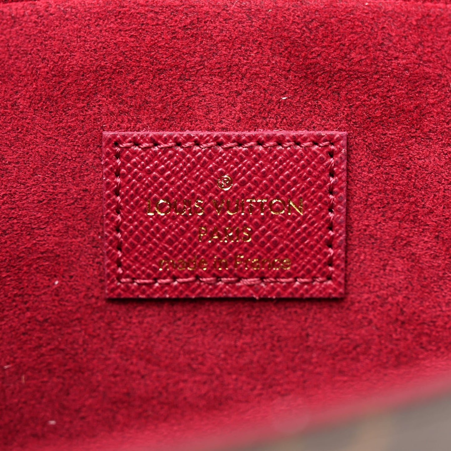 Monogram Pochette Felicie Chain Wallet Fuchsia