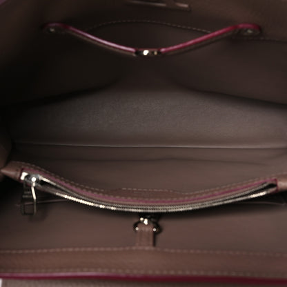 Louis Vuitton Taurillon Capucines MM Taupe 5 of 8