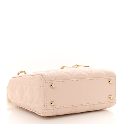 Christian Dior Lambskin Cannage Mini Lady Dior Aesthetic Beige 4 of 14