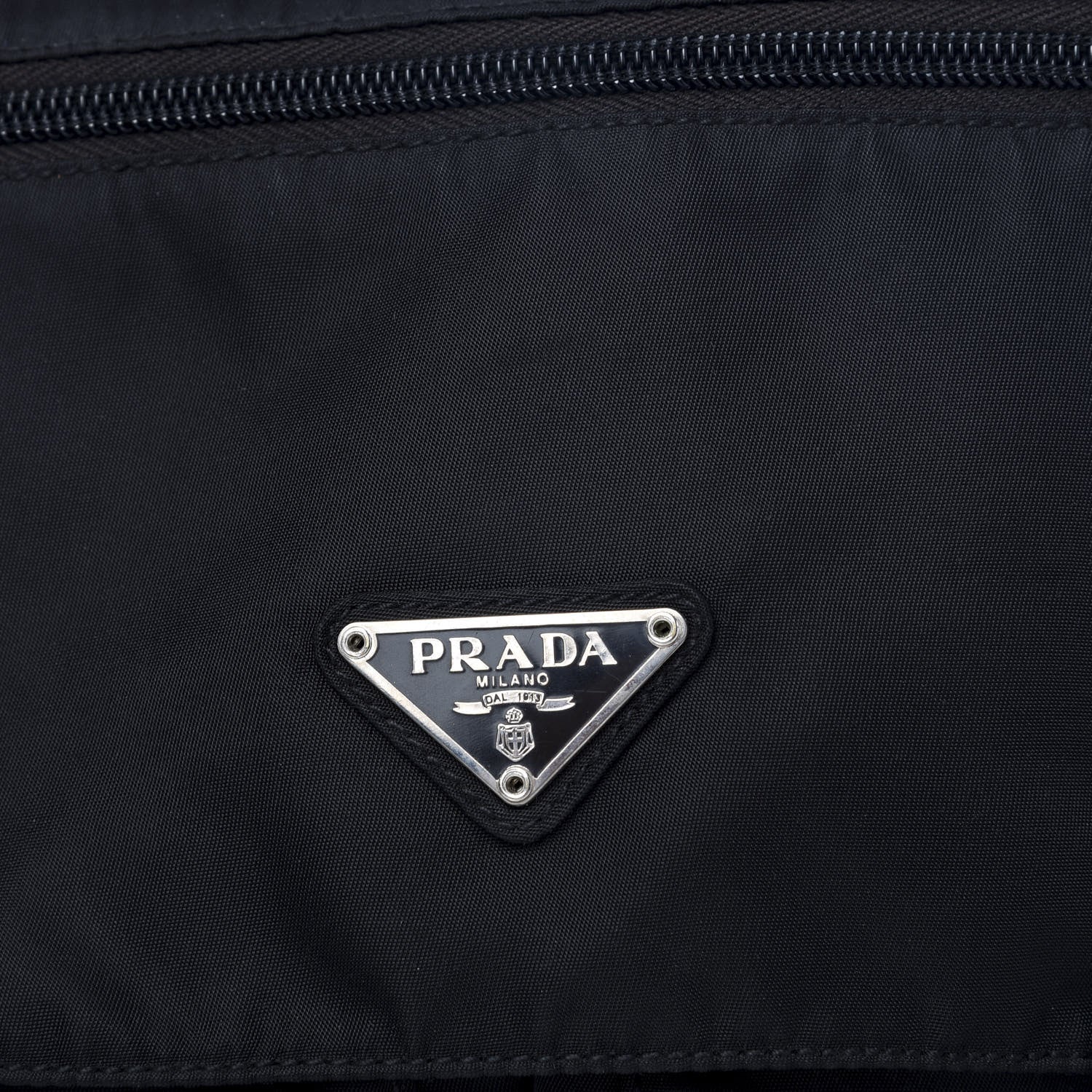 Prada Nylon Vela Messenger Bag Black 8 of 9