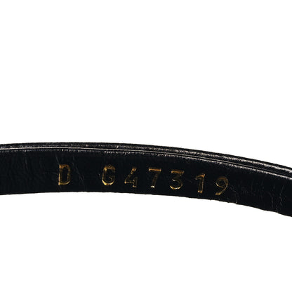 Chanel Goatskin Times Square Thong Sandals 37.5 Black 7 of 10