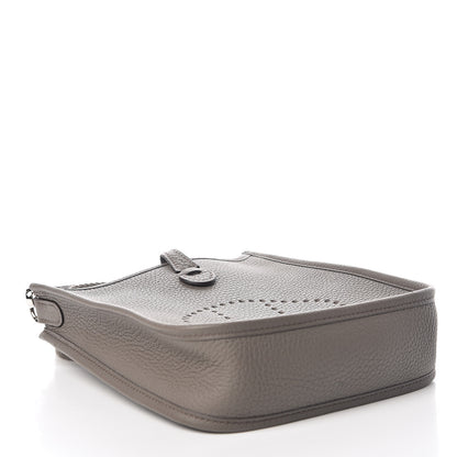 Hermes Taurillon Clemence Evelyne TPM Etain 4 of 10