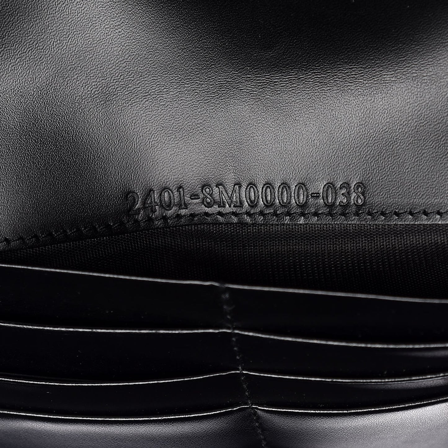 Zucchino Continental Wallet Black