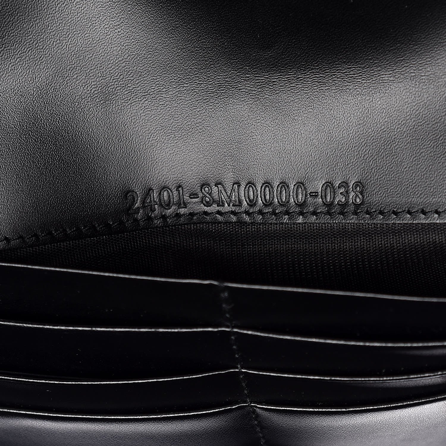 Fendi Zucchino Continental Wallet Black 8 of 8