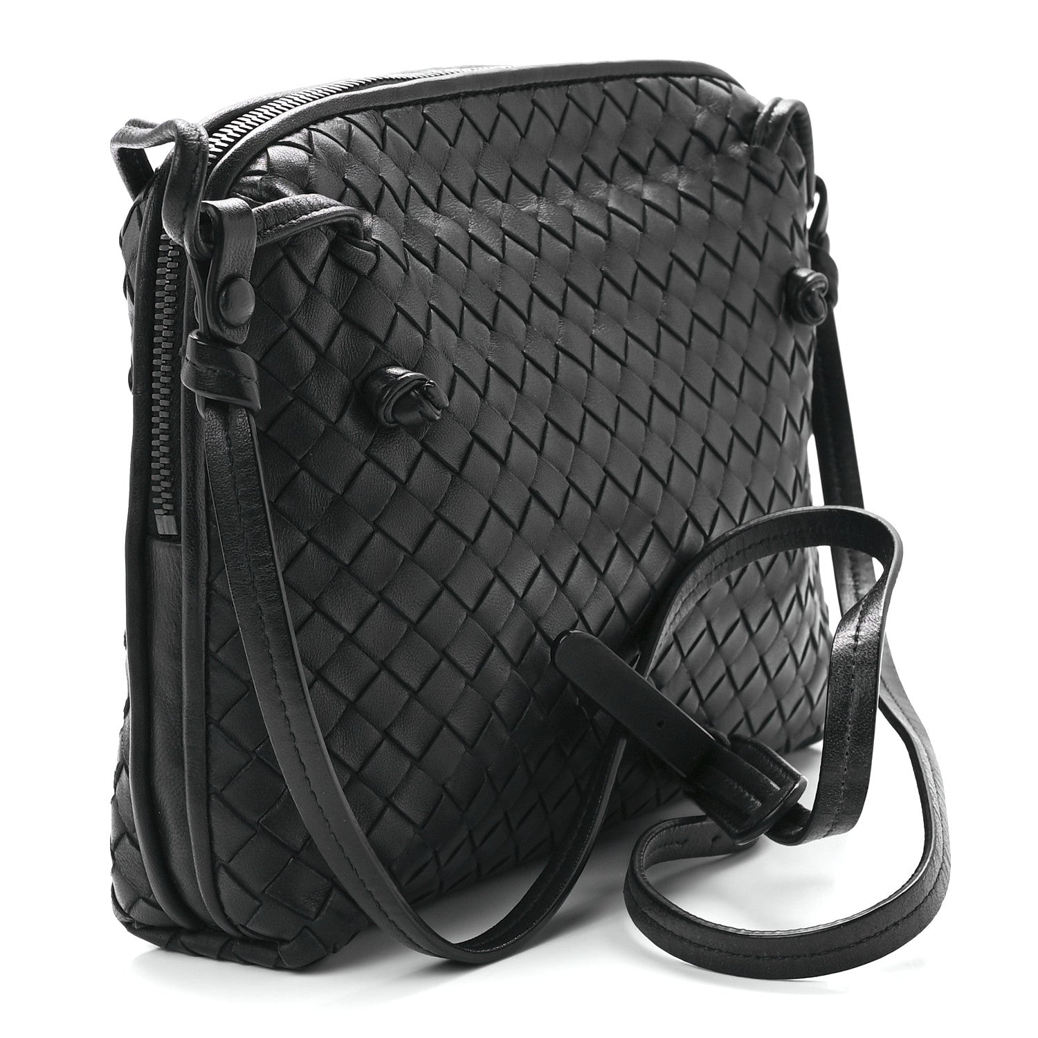 Bottega Veneta Nappa Intrecciato Nodini Bag Black 4 of 14
