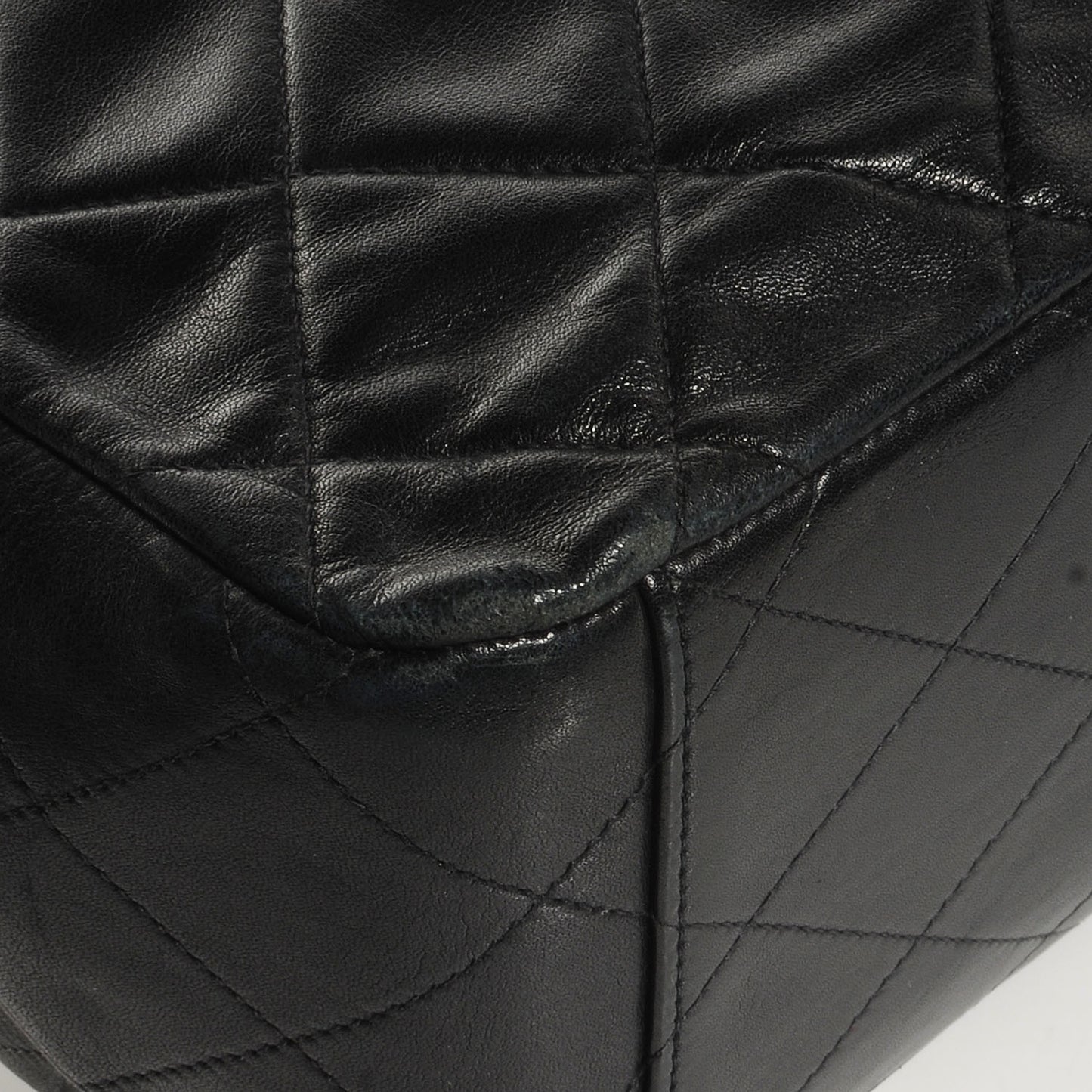 Lambskin XL Jumbo Flap Black