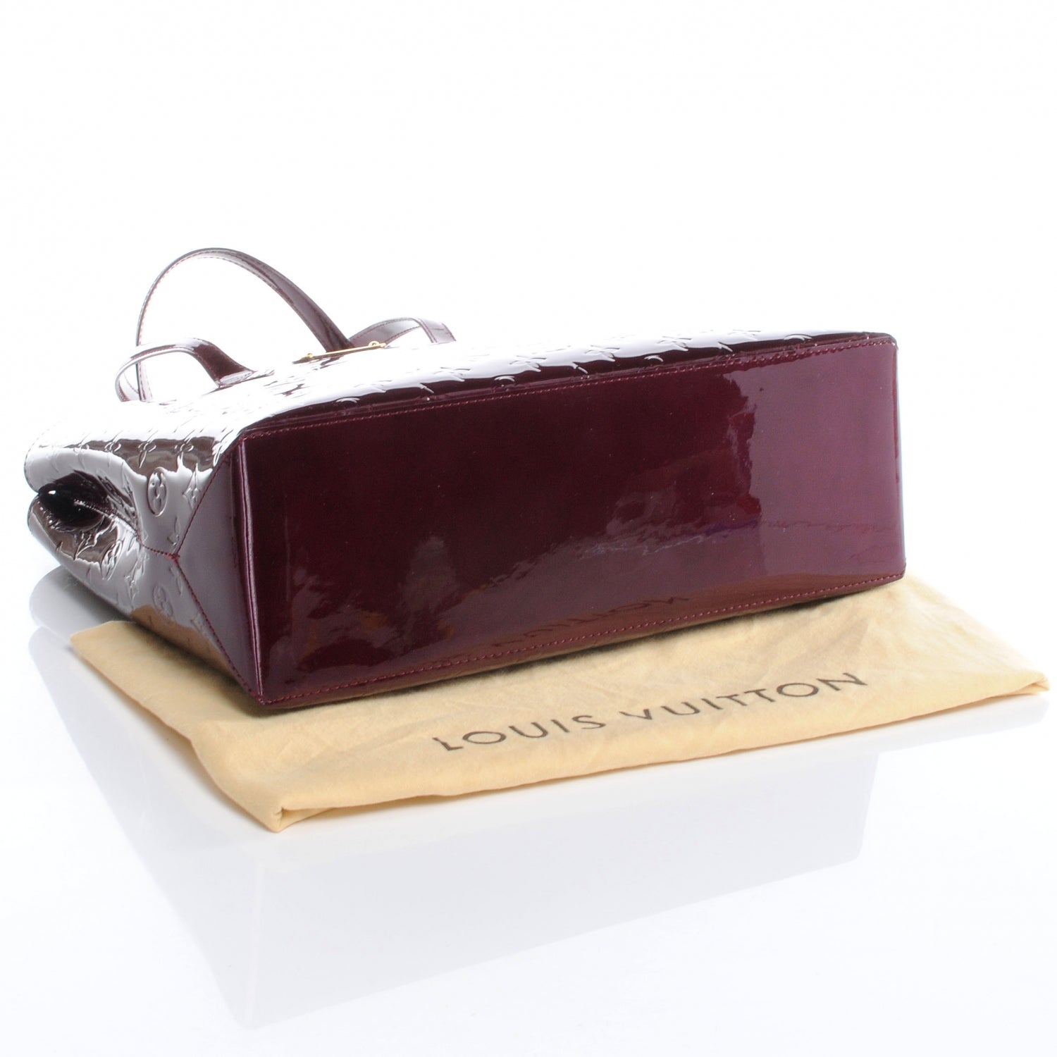 Louis Vuitton Vernis Wilshire MM Rouge Fauviste 4 of 7