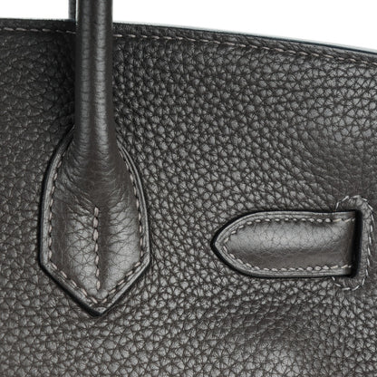 Hermes Taurillon Clemence Birkin 30 Graphite 21 of 25