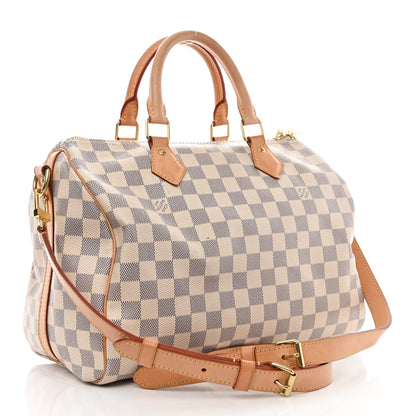 Louis Vuitton Damier Azur Speedy Bandouliere 30 3 of 11