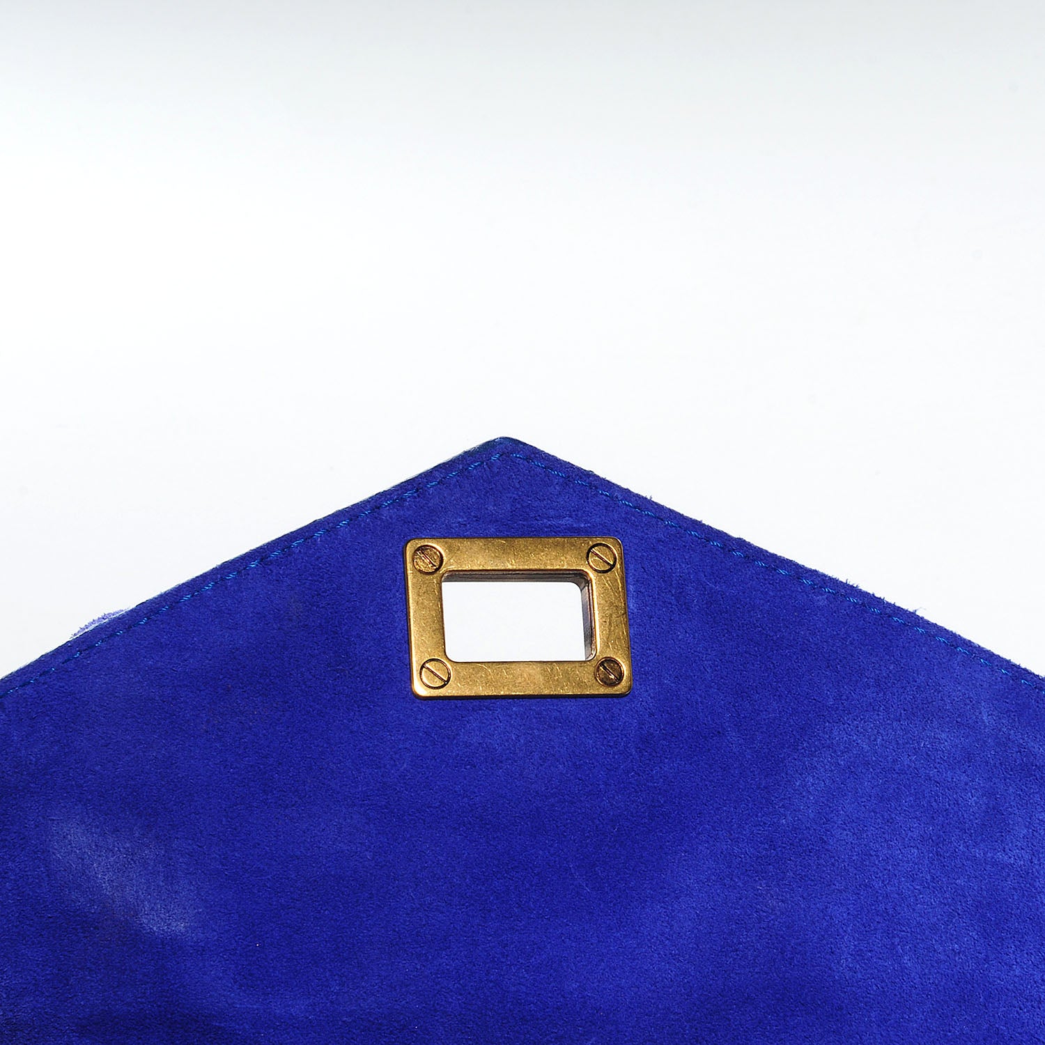 Proenza Schouler Suede PS1 Mini Pouch Messenger Bag Cobalt 11 of 12
