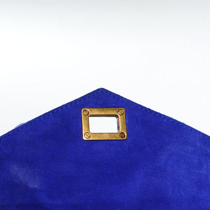 Proenza Schouler Suede PS1 Mini Pouch Messenger Bag Cobalt 11 of 12