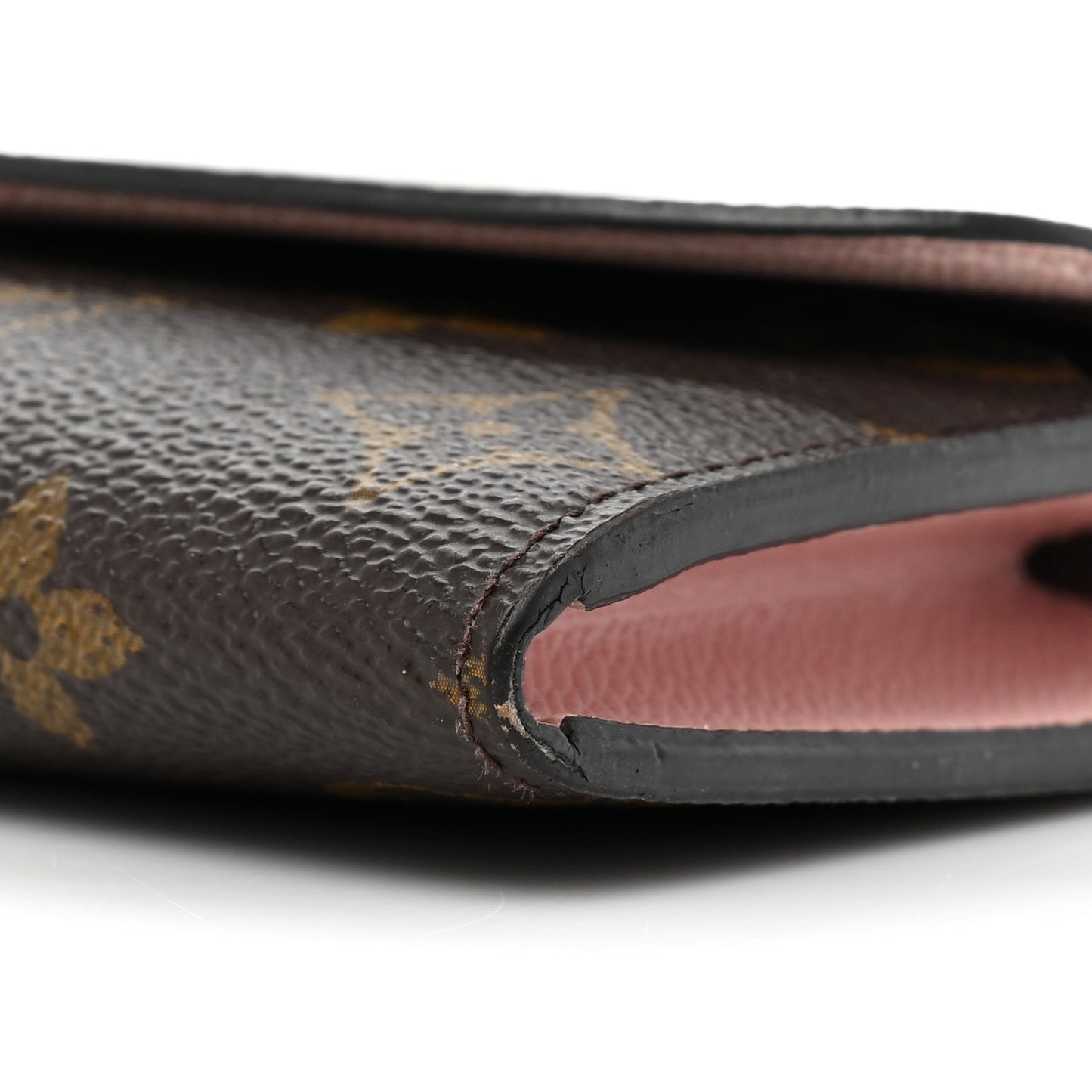 Monogram Emilie Wallet Rose Ballerine