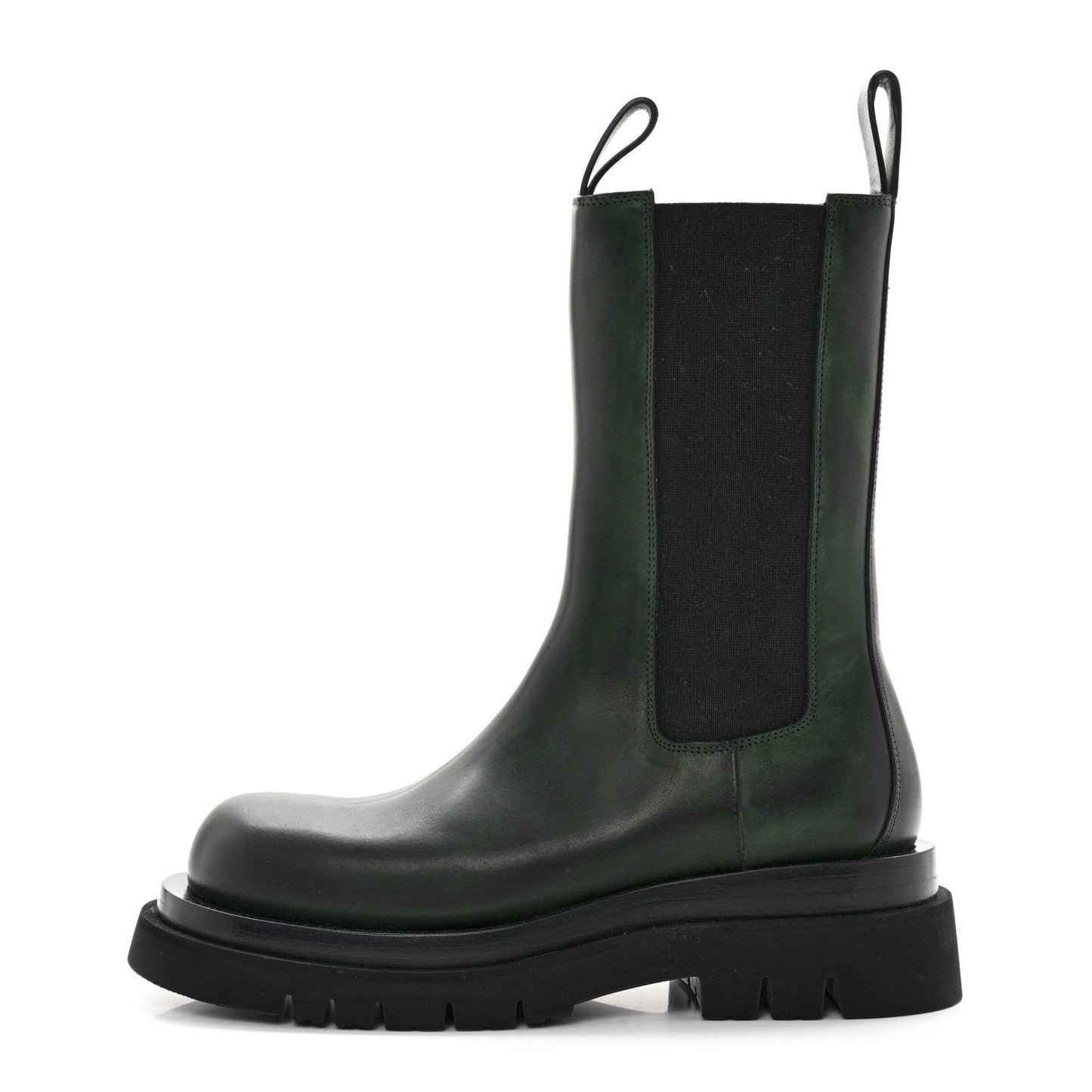 Calfskin The Lug Chelsea 55mm Boots 38 Bottle Green