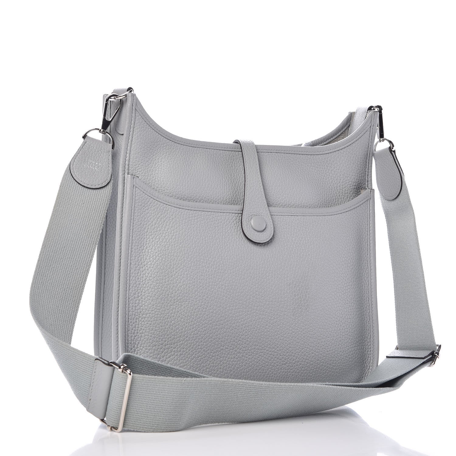 Hermes Taurillon Clemence Evelyne III PM Gris Mouette 3 of 12
