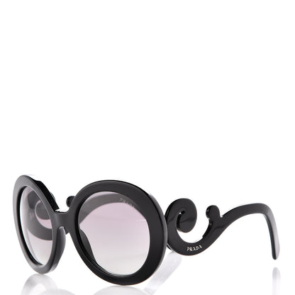 Prada Baroque Sunglasses SPR 27N Black 1 of 7