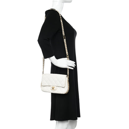 Chanel Caviar Quilted Mini CC You Flap White 2 of 10