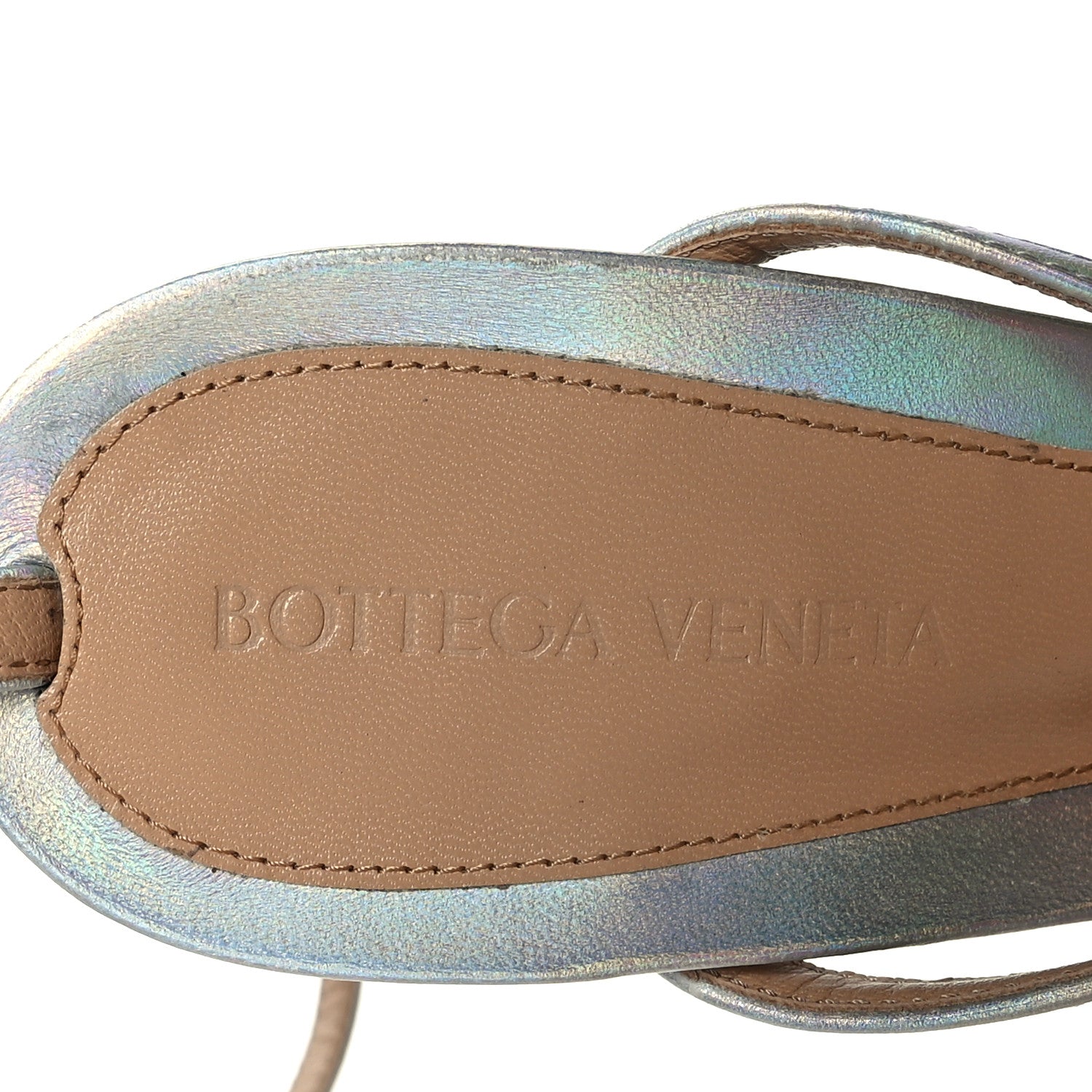 Bottega Veneta Laser Nappa Stretch Multi Strap 90mm Sandals 41 Moon Drop 6 of 9