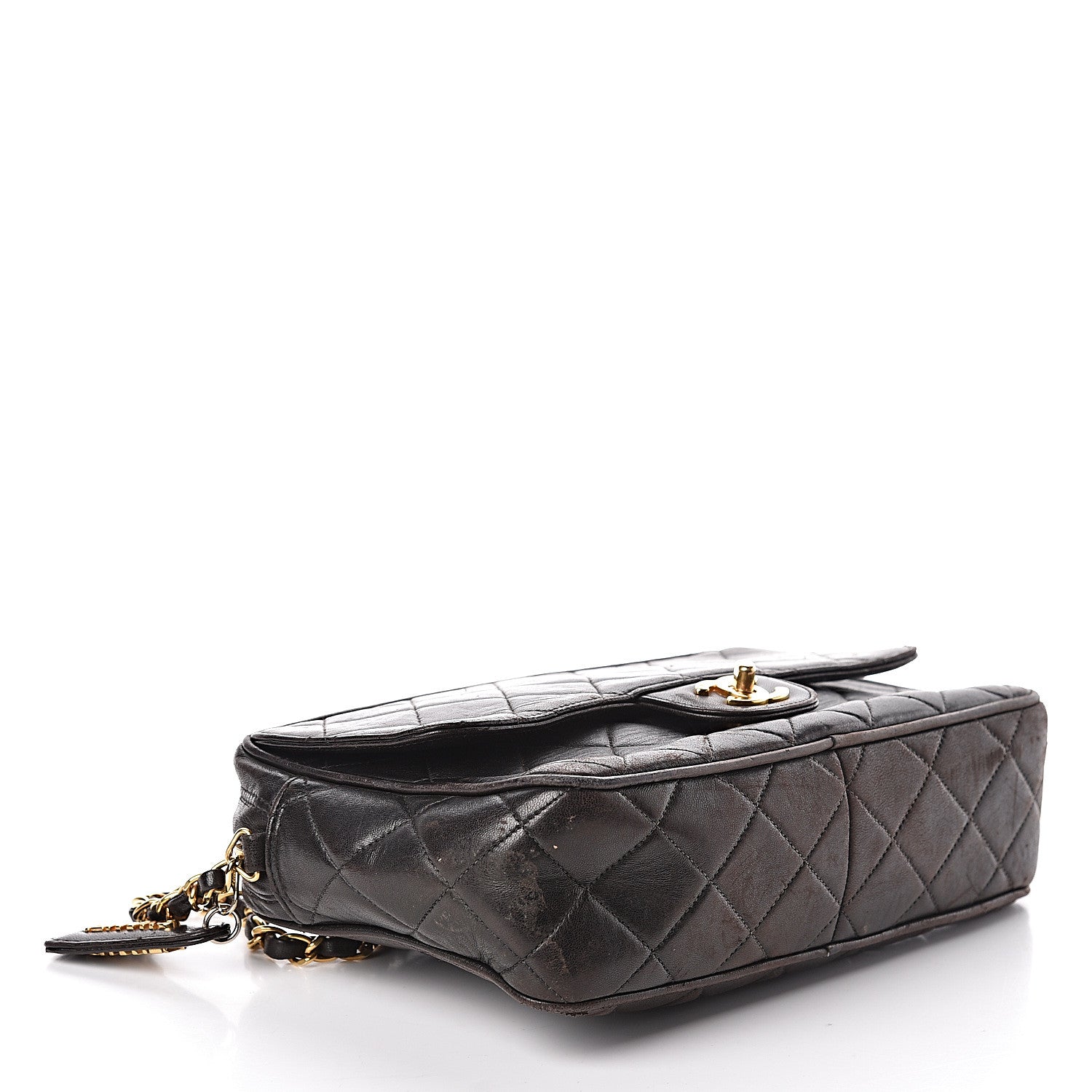 Chanel Lambskin Quilted Camera Case Black 4 of 15