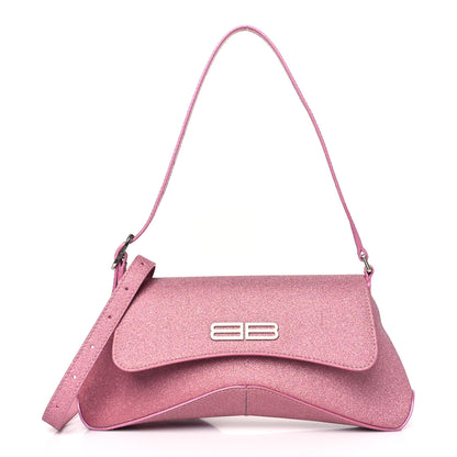 Balenciaga Sparkling Fabric Small XX Flap Stretch Bag Sweet Pink 1 of 9