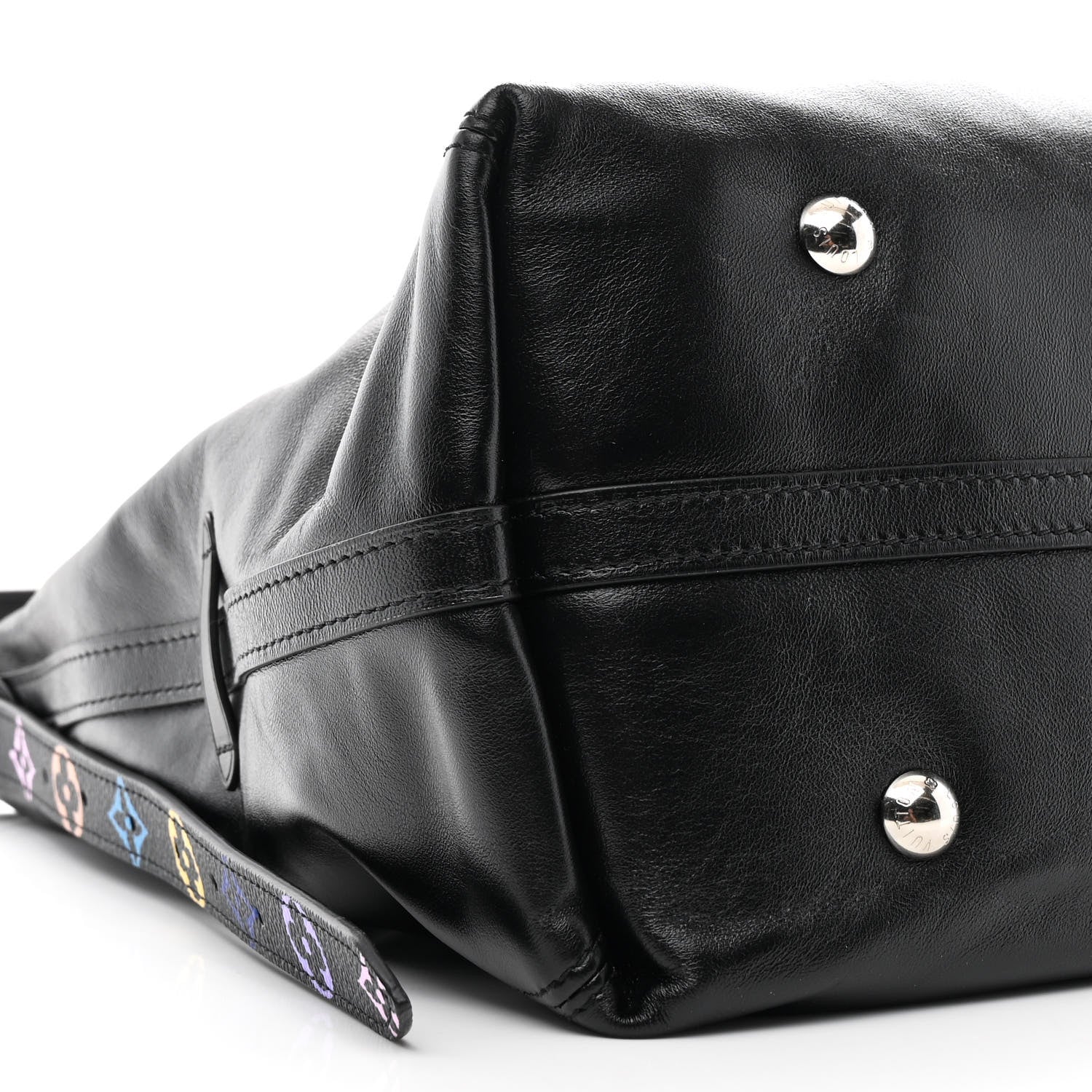 Louis Vuitton LV X TM Lambskin CarryAll Vibe MM Black 10 of 11