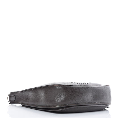 Hermes Taurillon Clemence Evelyne II GM Chocolate 4 of 23