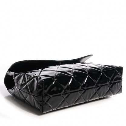 Chanel Vinyl Quilted In the Business Flap Bag Black 4 of 8
