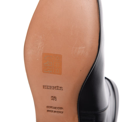 Hermes Calfskin Neo Low Boots 39 Black 9 of 12