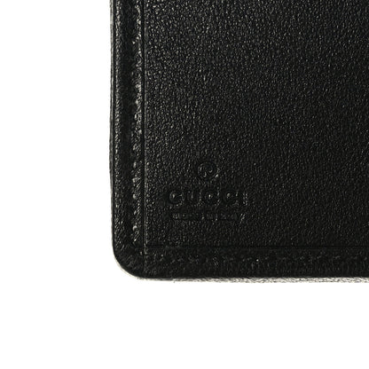 Gucci Sakai Be Green Calfskin Diagonal Stitched Blondie Travel Wallet Black 7 of 8