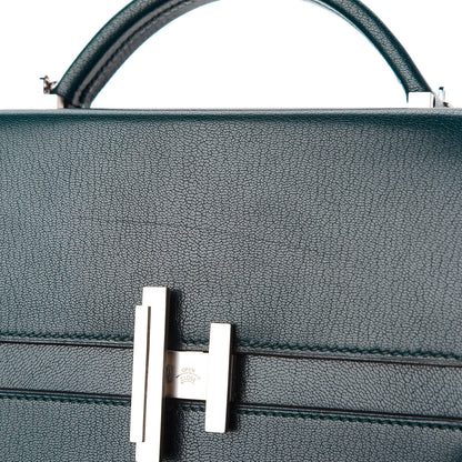 Hermes Chevre Mysore Cinhetic Boxy Top Handle Bag Vert Cypress 11 of 11