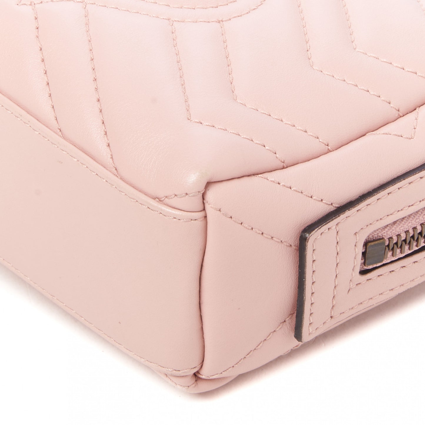 Calfskin Matelasse GG Marmont Cosmetic Case Perfect Pink