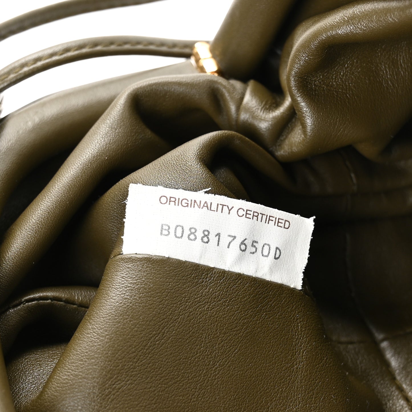 Butter Calfskin The Mini Pouch Kaki Fondente