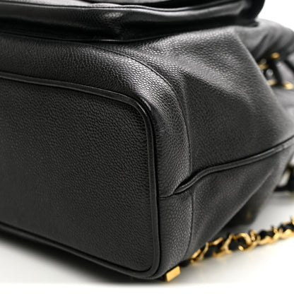 Chanel Caviar Drawstring Backpack Bag Black 10 of 10