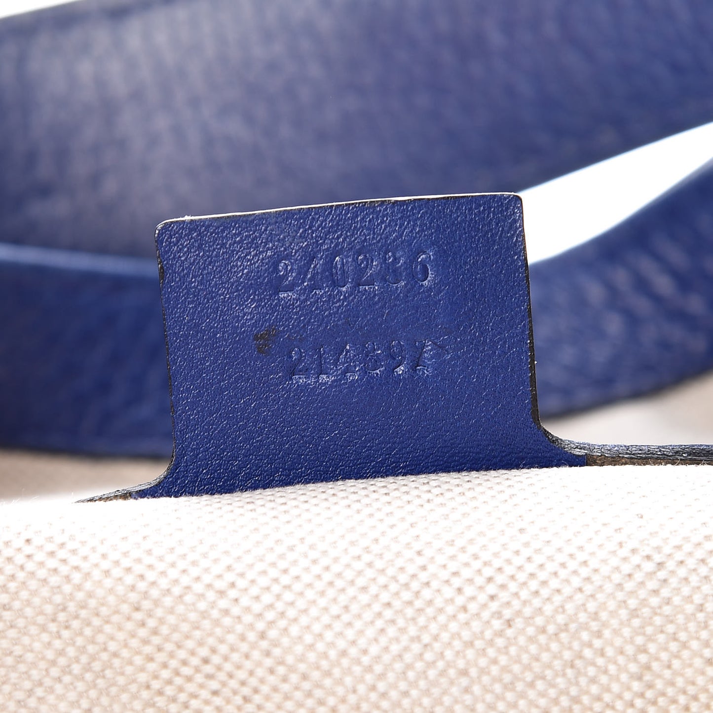 Calfskin Large Techno Horsebit Shoulder Flap Bag Blue
