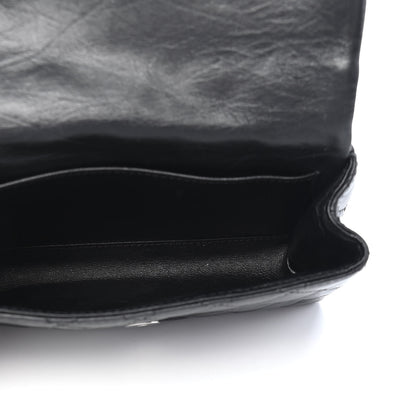 Chanel Calfskin Quilted 2.55 Reissue Flap Belt Bag Clutch Black 4 of 9