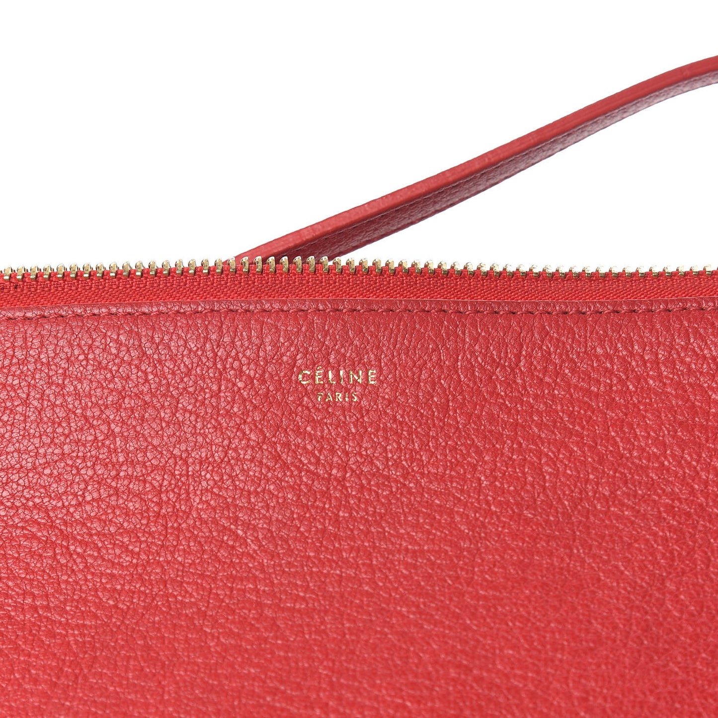 Goatskin Large Trio Crossbody Bag Scarlet
