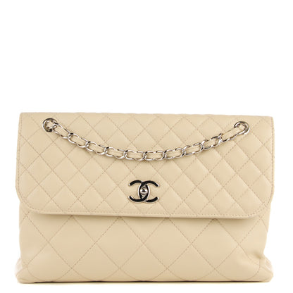 Chanel Calfskin Quilted In the Business Flap Bag Beige Clair 1 of 8