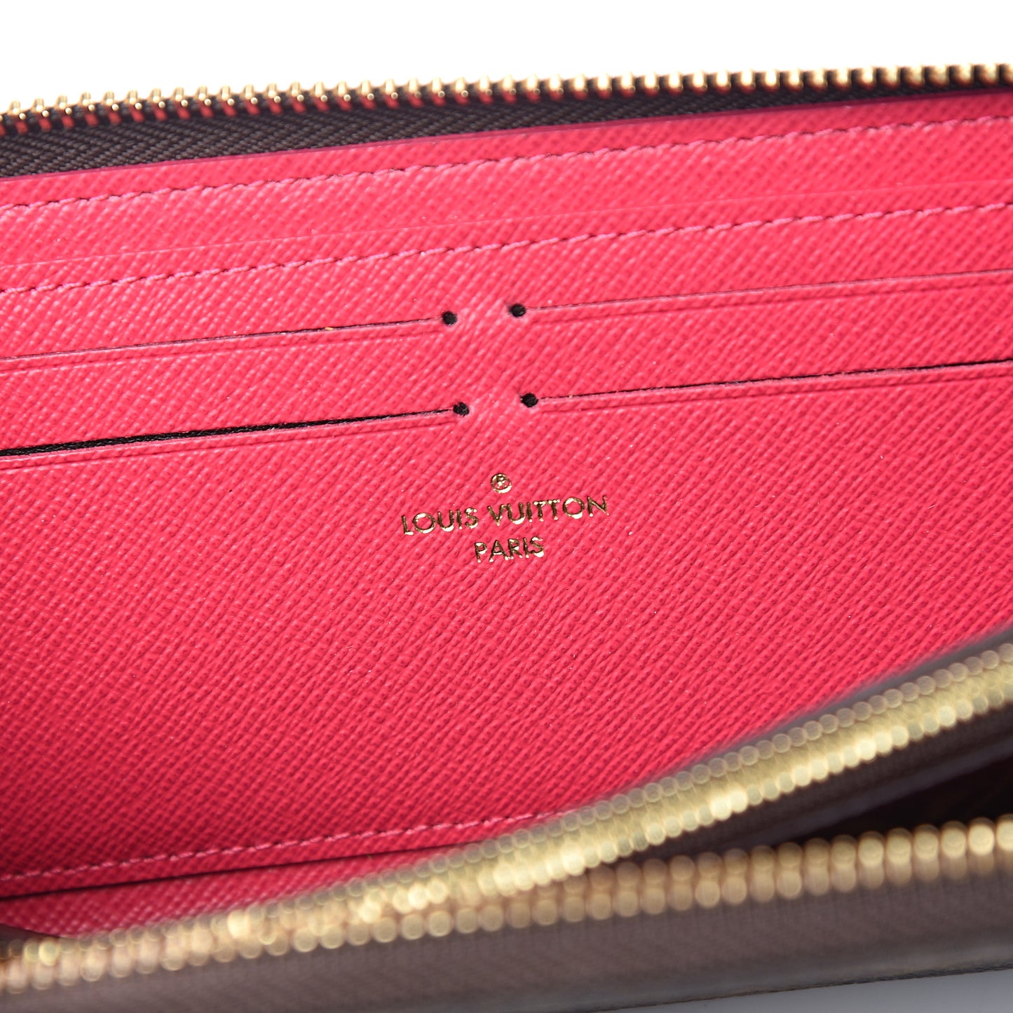Monogram Clemence Wallet Hot Pink