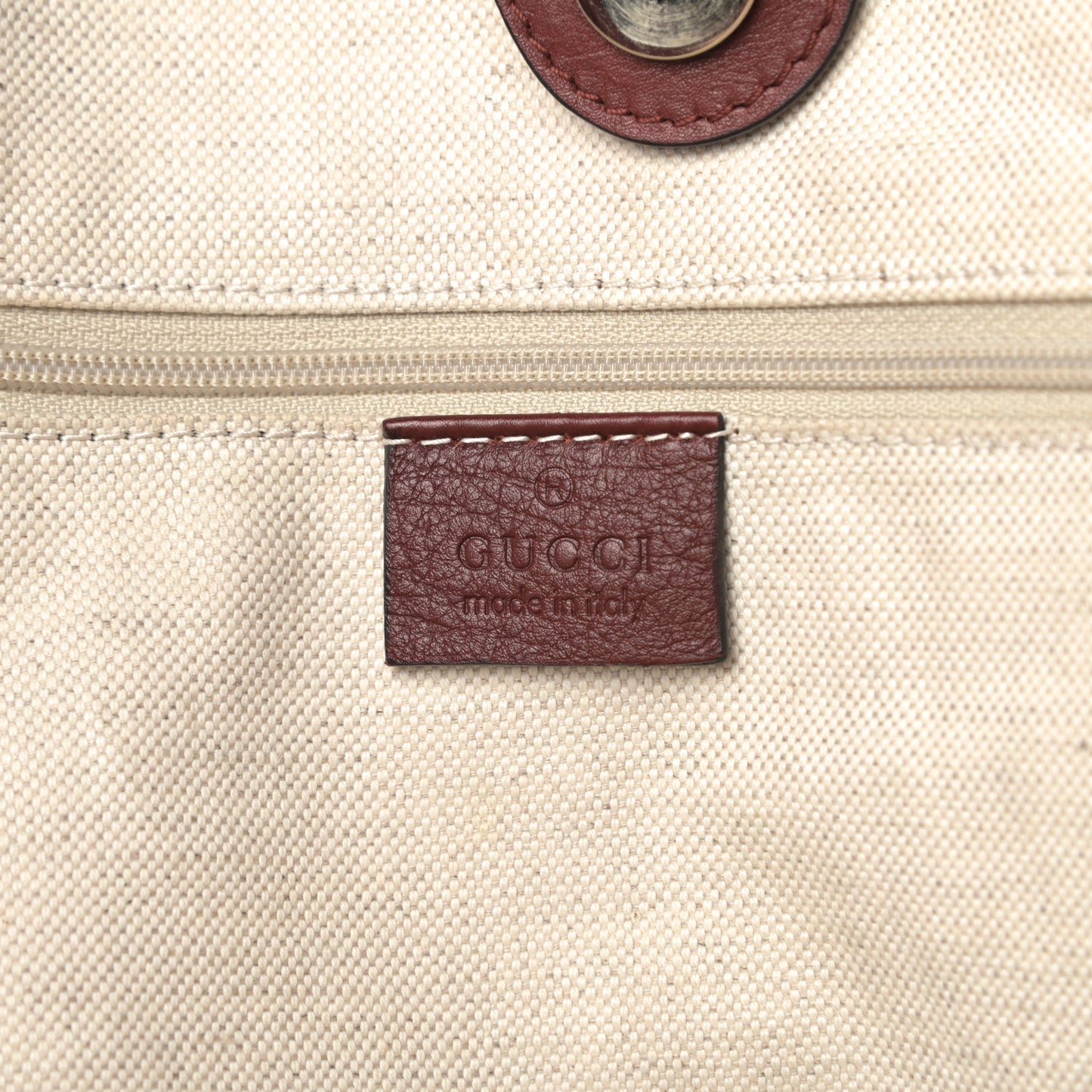 Guccissima Large Sukey Tote Cherry