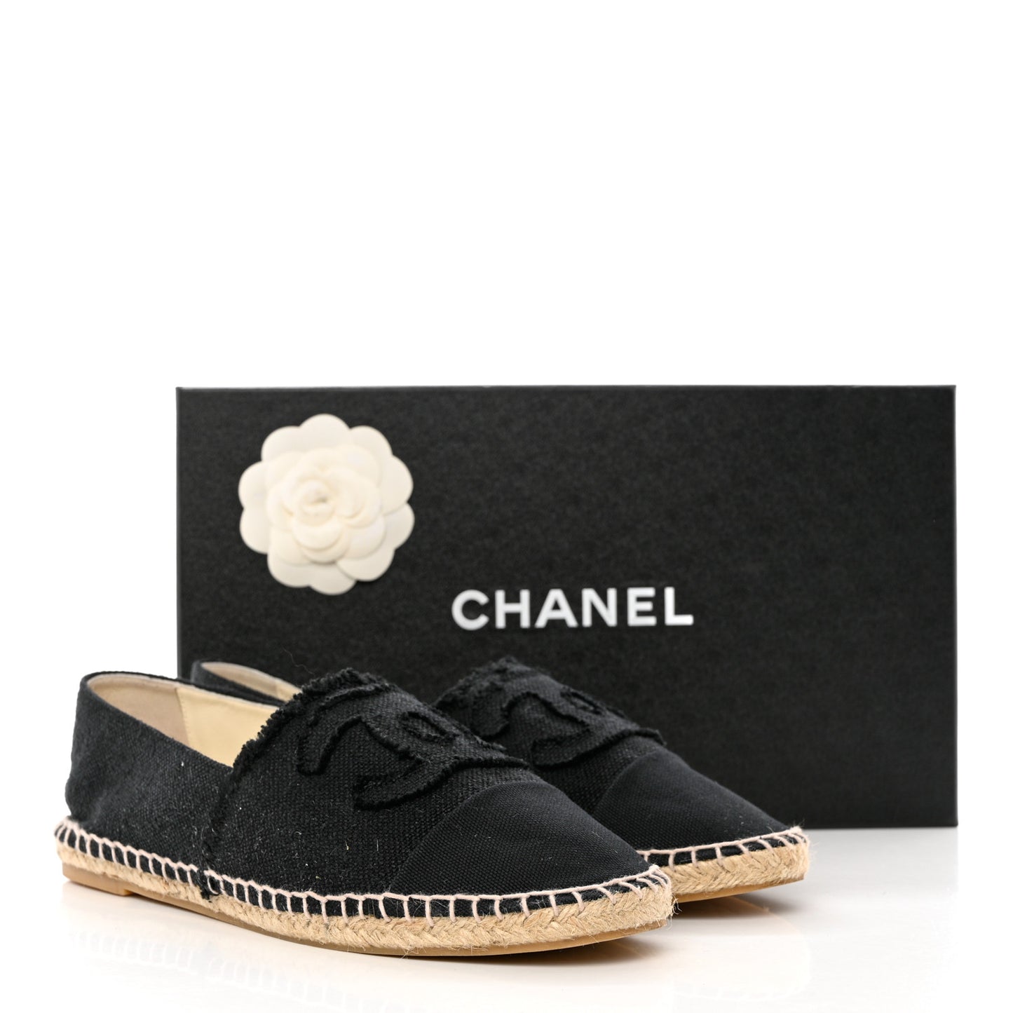 Denim Toile CC Espadrilles 40 Black