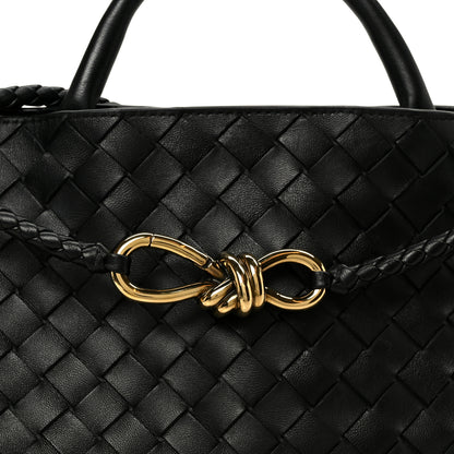 Bottega Veneta Nappa Intrecciato Small East West Andiamo Shoulder Bag Black 10 of 12