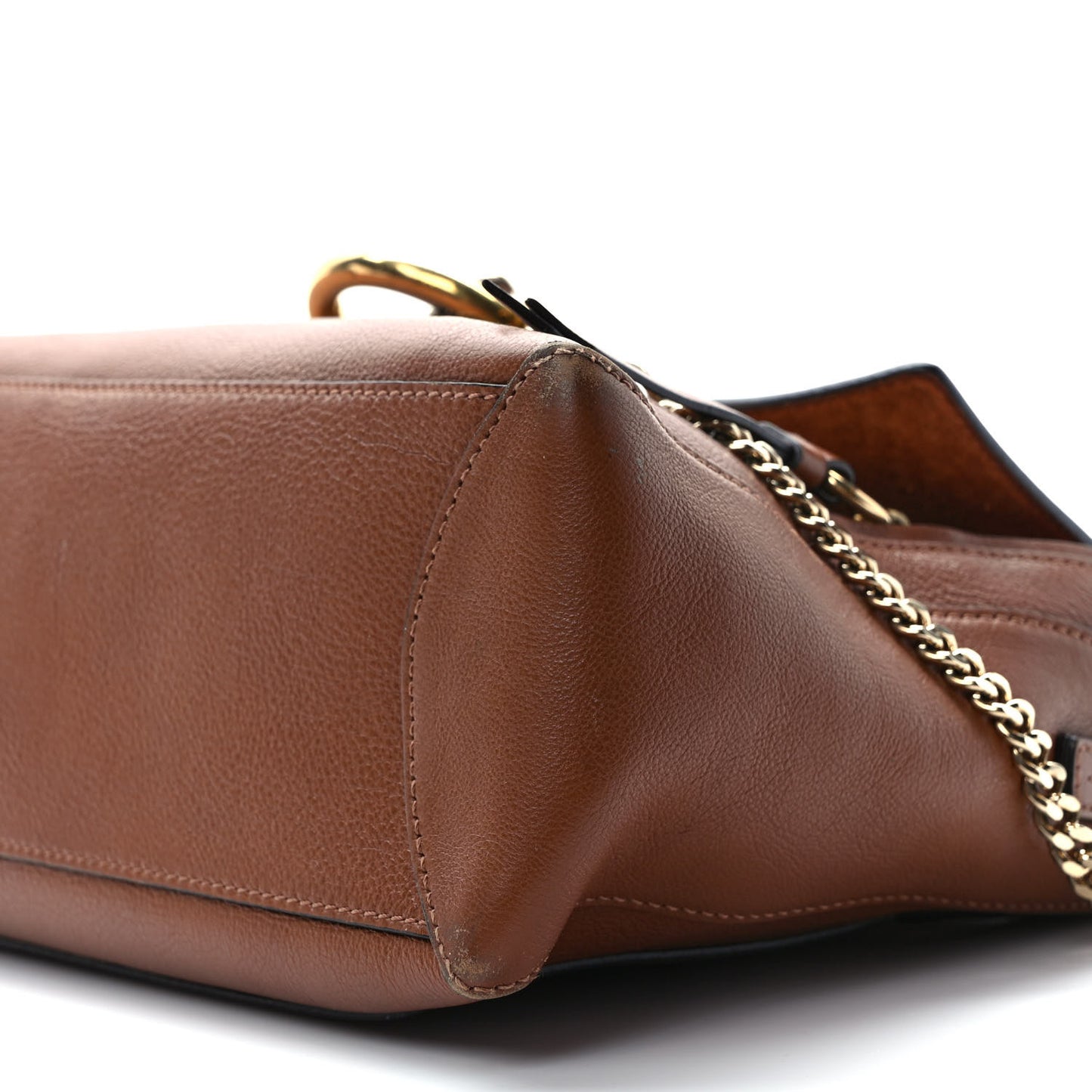 Calfskin Medium Faye Day Shoulder Bag Tan