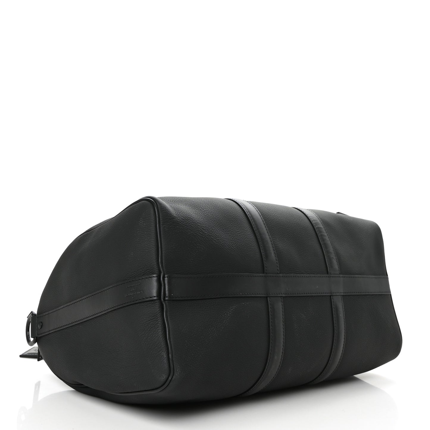 Grained Calfskin Aerogram Keepall Bandouliere 40 Black