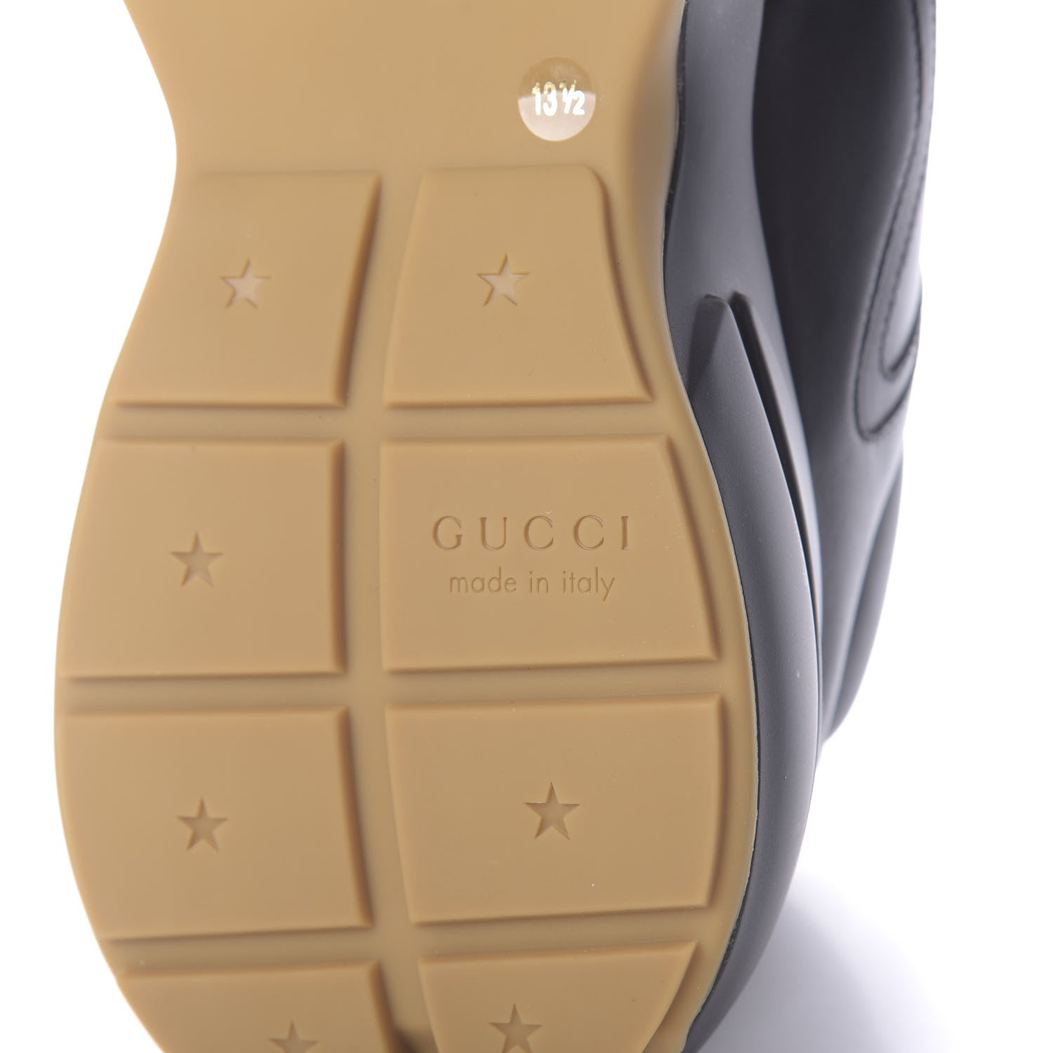 Gucci X MLB Calfskin LA Dodgers Mens Rhyton Sneakers 13.5 Black 9 of 12