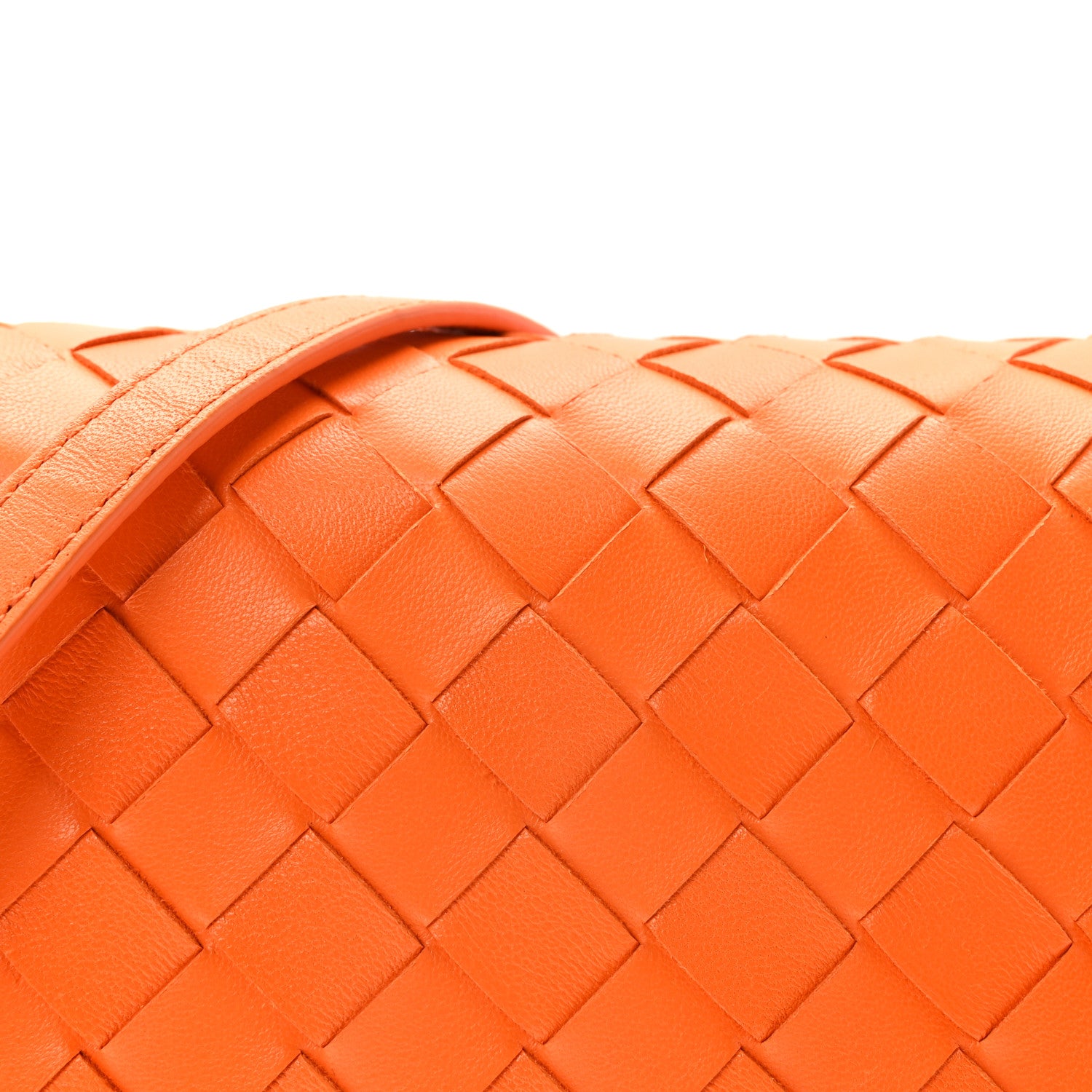 Bottega Veneta Nappa Intrecciato Mini Crossbody Tangerine 7 of 9