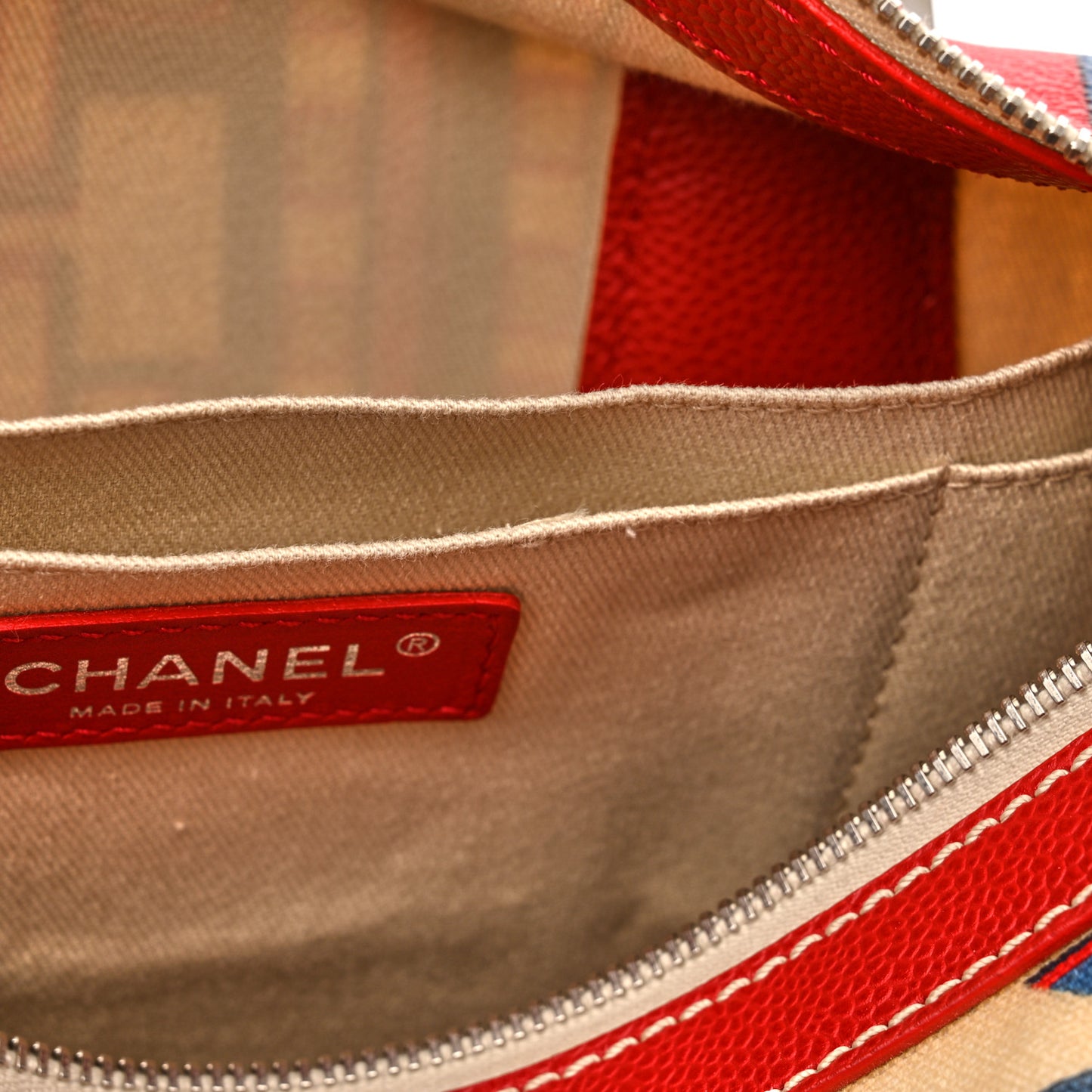 Coated Canvas Le Train Boston Bag Red