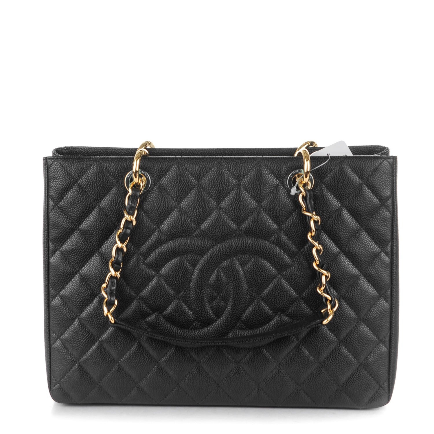 Chanel Caviar Quilted Grand Shopping Tote GST Black 1 of 7