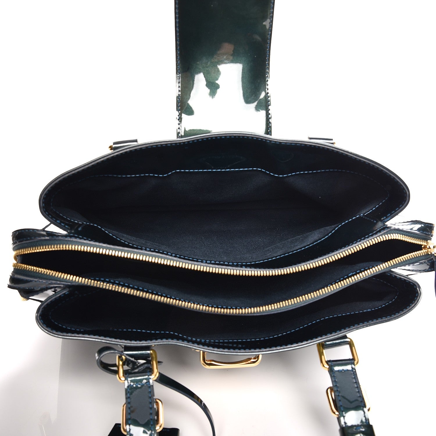 Louis Vuitton Vernis Melrose Avenue Blue Nuit 5 of 10