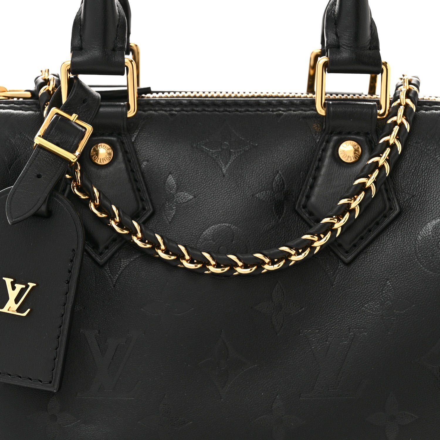 Louis Vuitton Monogram Ink Speedy BB Black 7 of 9