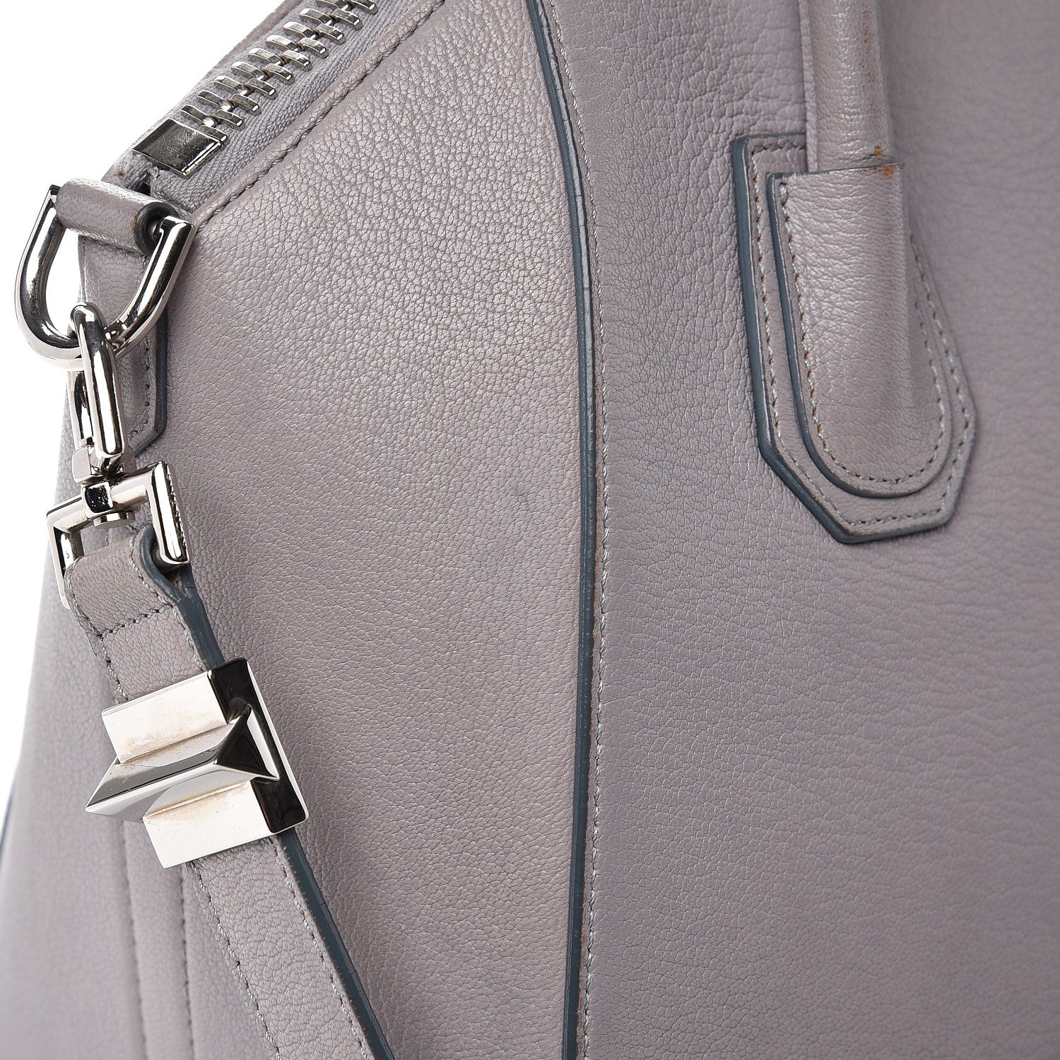 Givenchy Sugar Goatskin Small Antigona Pearl Grey 13 of 22